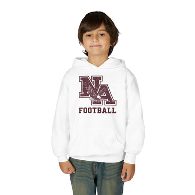 Youth New Albany Football Distressed Vintage Logo Graphic Hoodie