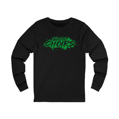 Adult Unisex Dublin Scioto Choirs Paint Splatter Graphic Long Sleeve Bella + Canvas Soft Tee