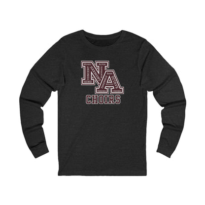 Adult Unisex Choirs Words NA Logo Graphic Long Sleeve Soft Tee