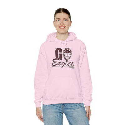Adult Unisex Go Eagles Lacrosse Graphic Hoodie