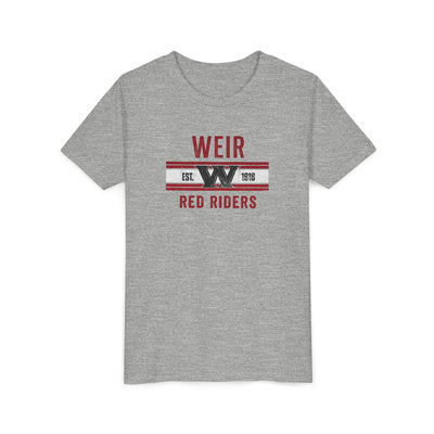 Youth Weirton Distressed Heritage Graphic Short Sleeve Bella + Canvas Soft Tee