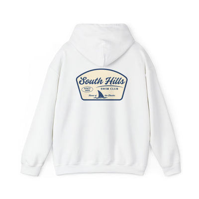 Adult Unisex South Hills Swim Club Home of the Sharks Graphic Hoodie
