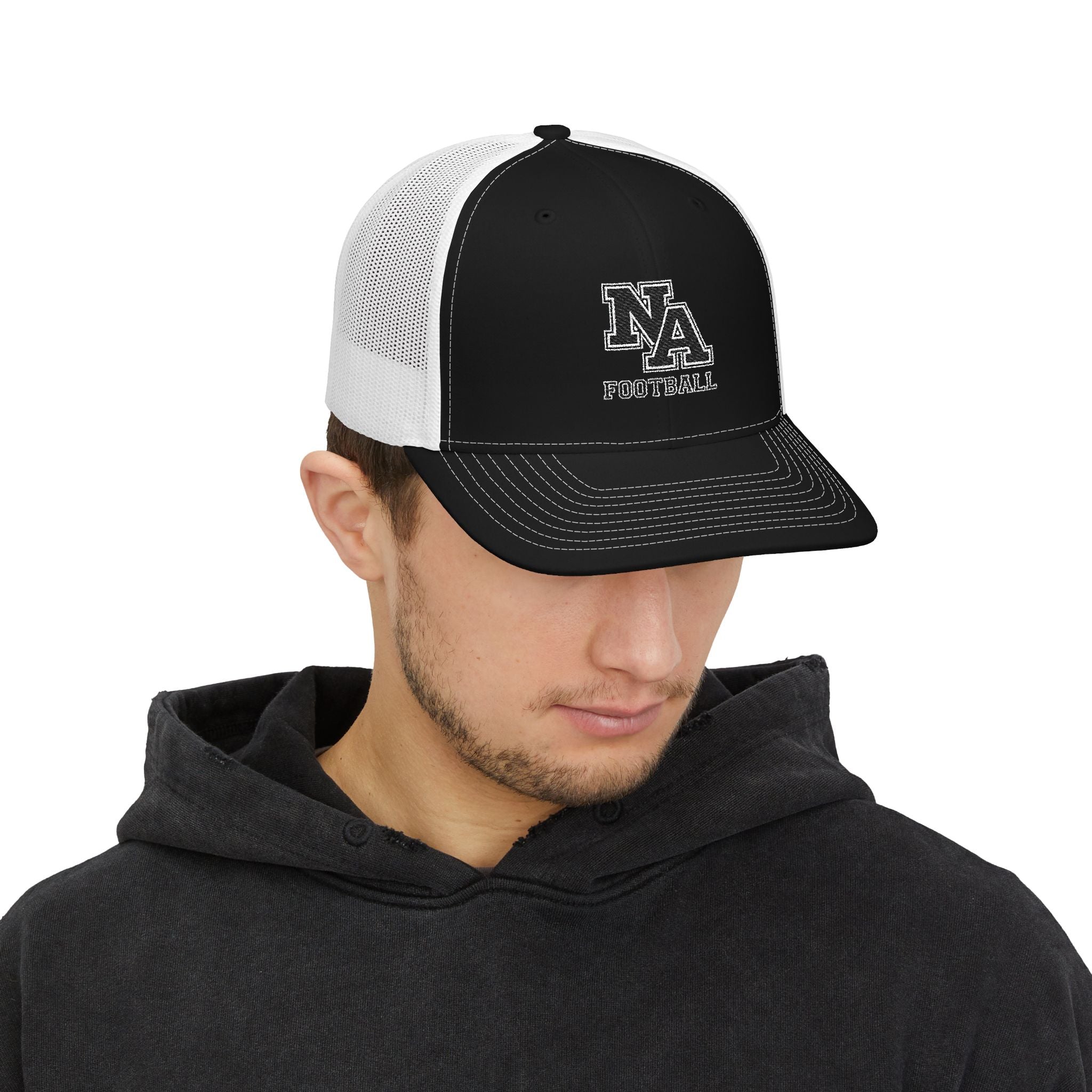Adult Unisex New Albany Football Logo Embroidered Richardson 112 Snapback Trucker Hat