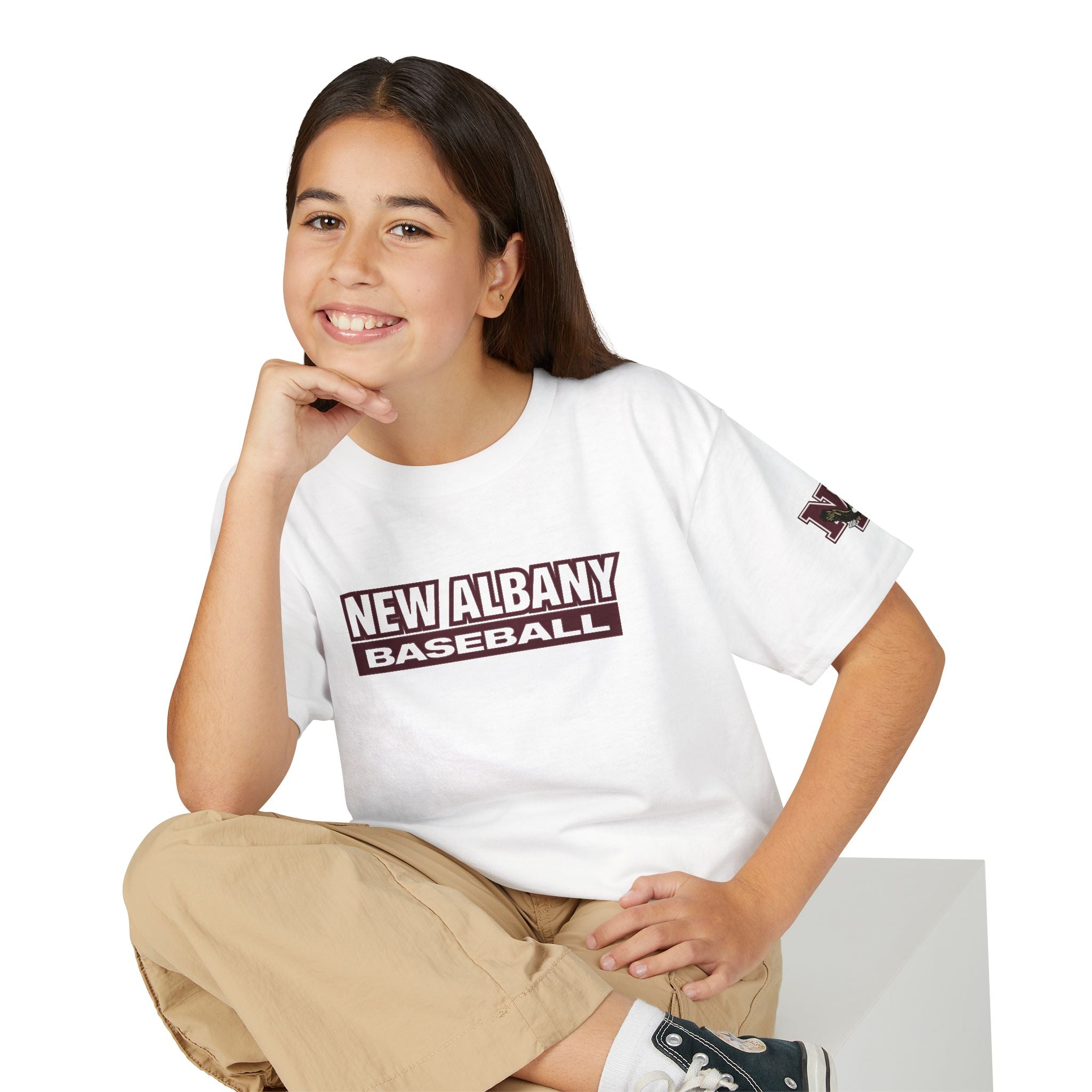 Youth New Albany Ballpark Basic Graphic Short Sleeve Soft Tee