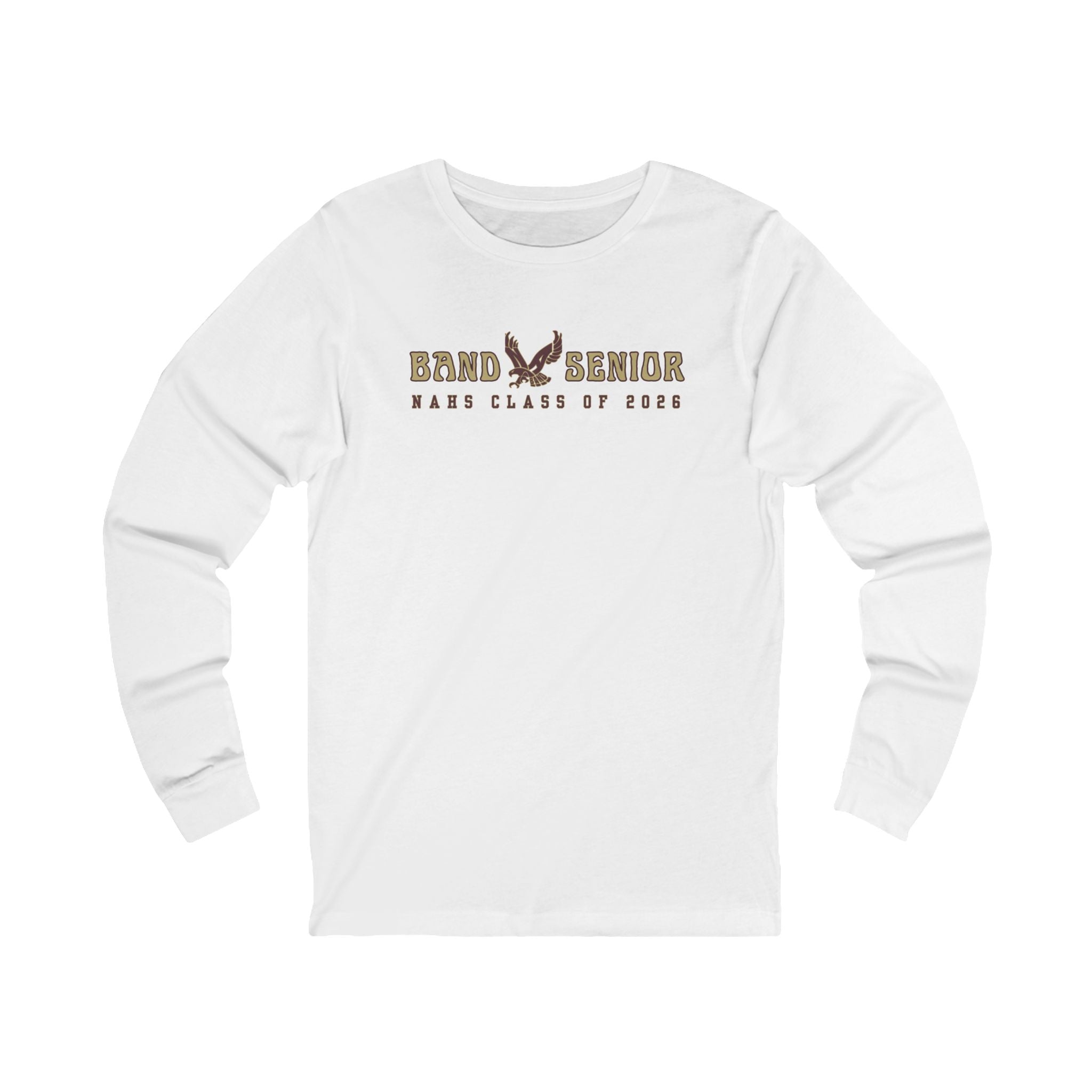 Adult Unisex Band Eagle Senior Graphic Long Sleeve Soft Tee