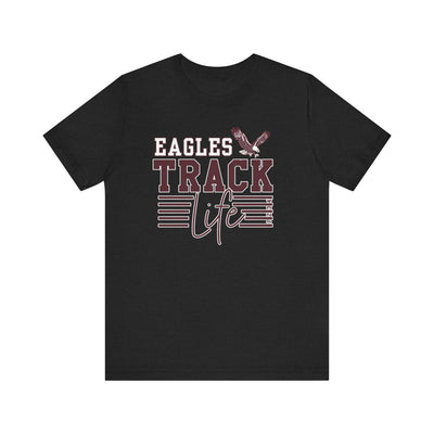Adult Unisex Eagles Track Life Graphic Short Sleeve Soft Tee