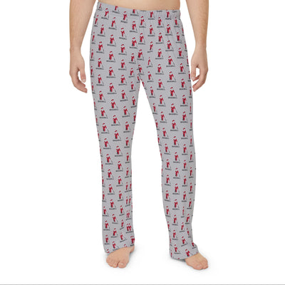 Men's Pajama Pant with Allover Bishops Baseball Mascot Print