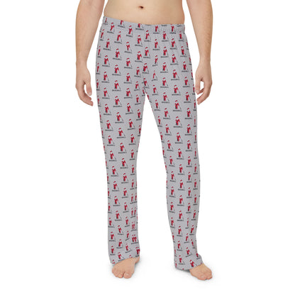 Men's Pajama Pant with Allover Bishops Baseball Mascot Print