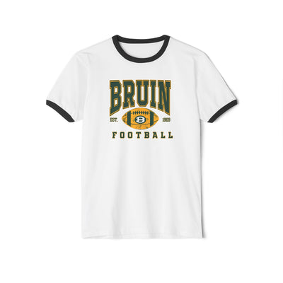 Adult Unisex Bruin Football Heritage Graphic Short Sleeve Ringer Tee