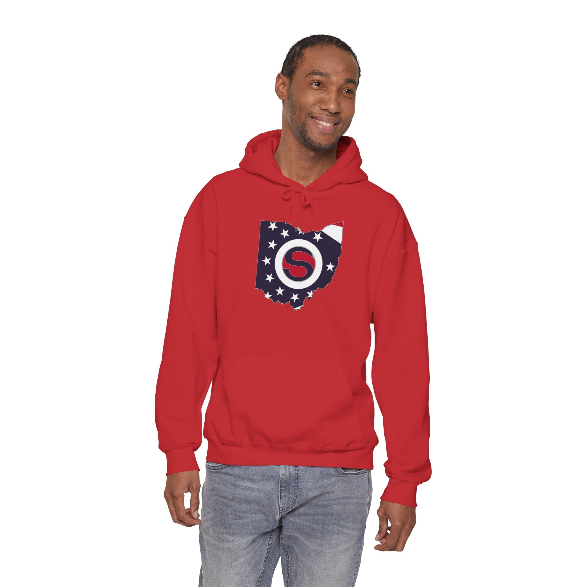 Adult Unisex Stingers Softball State Logo Graphic Hoodie