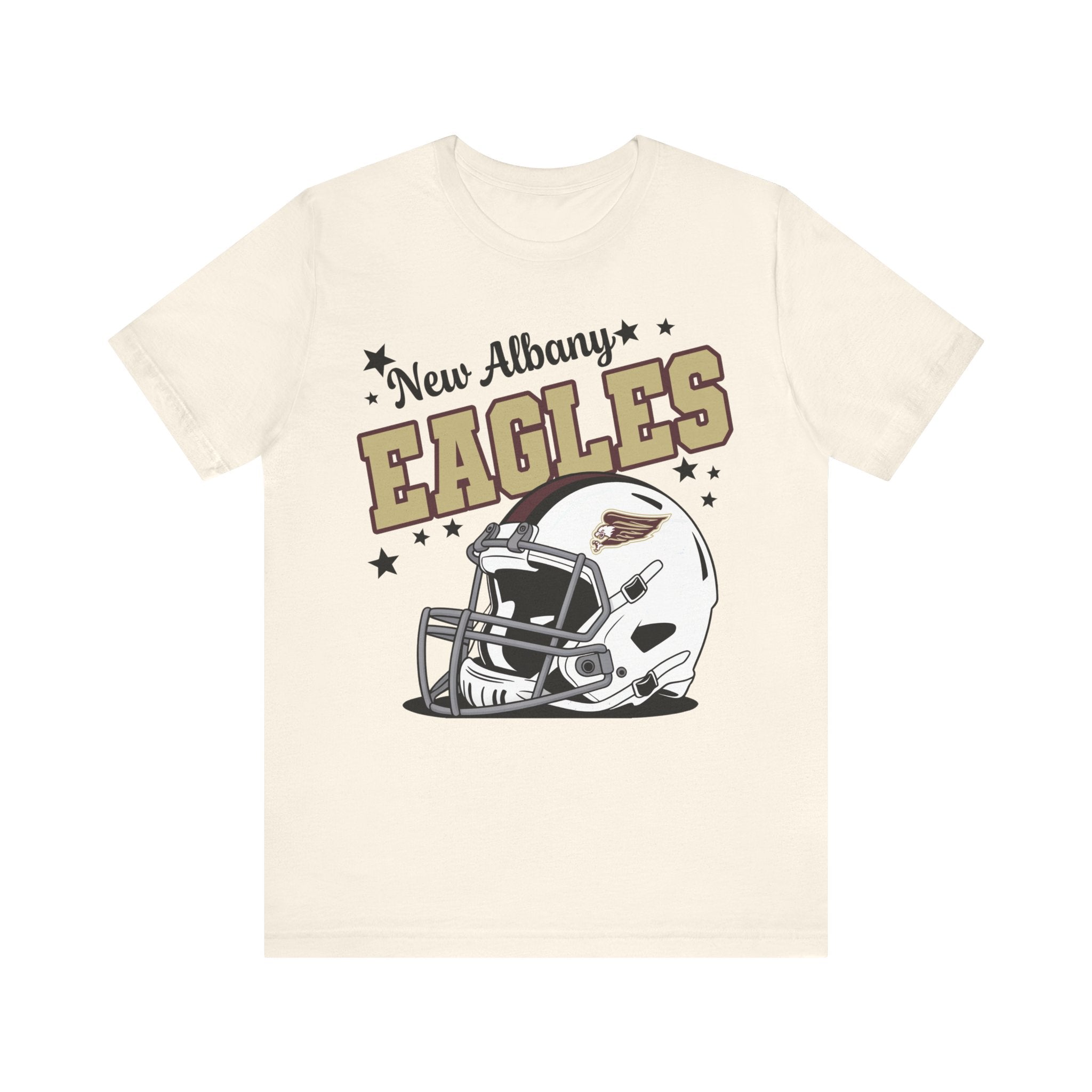 Adult Unisex New Albany Eagles Football Pride Graphic Short Sleeve Soft Tee