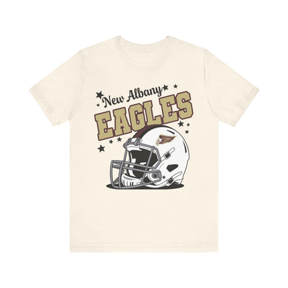 Adult Unisex New Albany Eagles Football Pride Graphic Short Sleeve Soft Tee