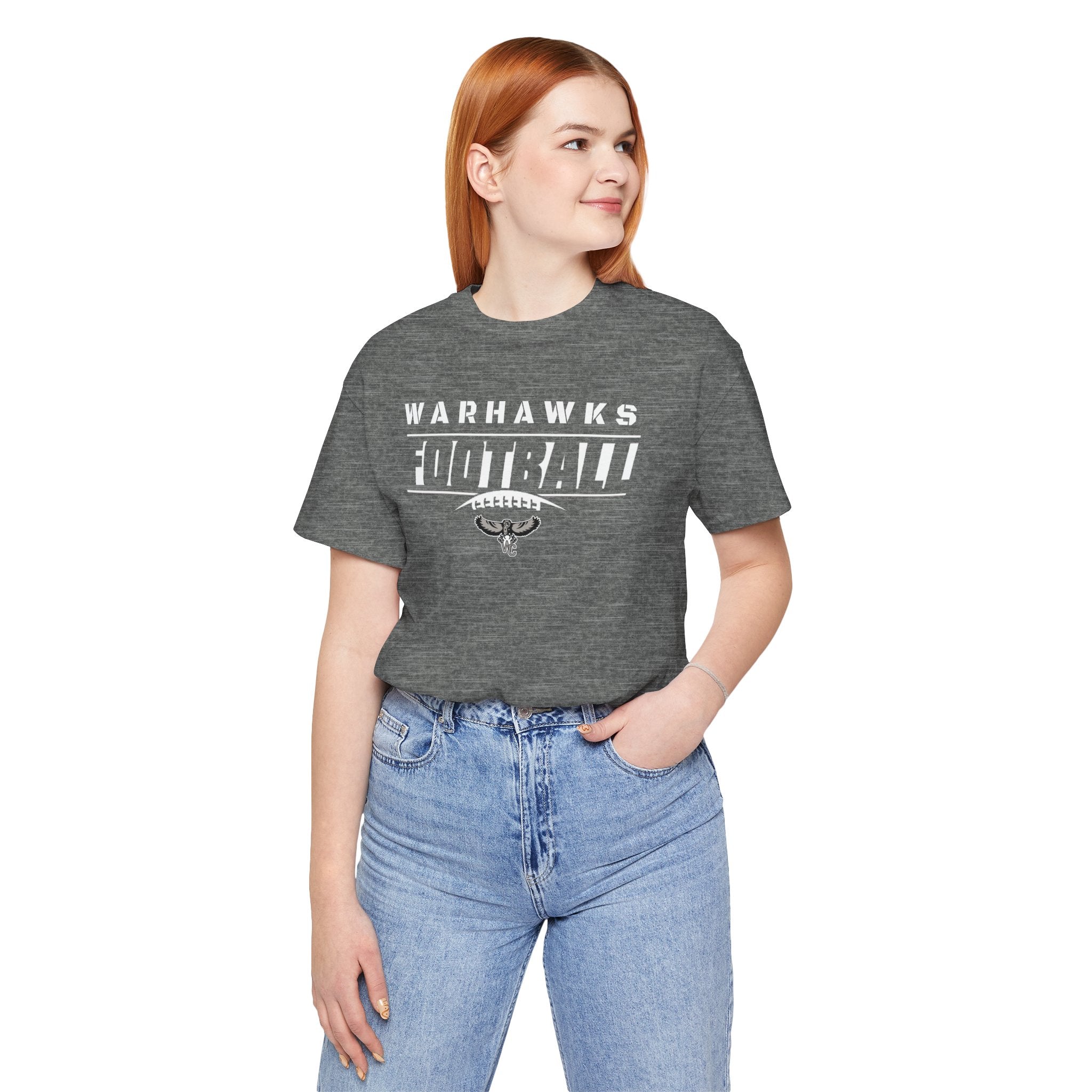 Adult Unisex Warhawks Goal Line GraphicShort Sleeve Soft Tee
