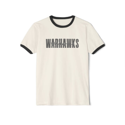 Adult Unisex Westerville Central Warhawks Spirit Script Graphic Short Sleeve Ringer Tee