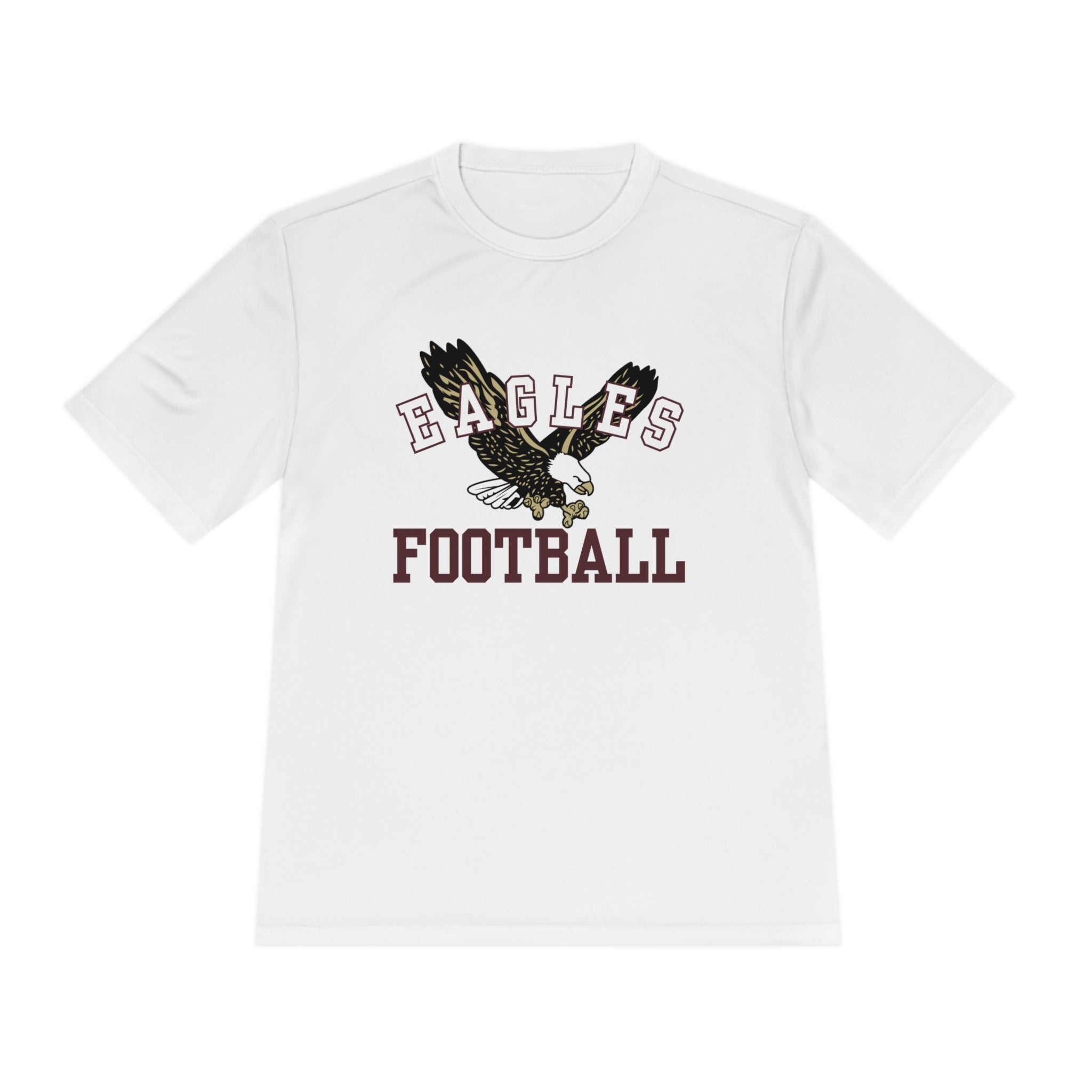 Adult Unisex Performance Flying Football Eagle Short Sleeve Graphic Tee