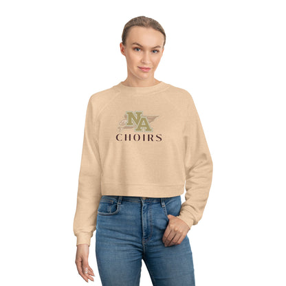 Women's NA Choirs Classic Logo Graphic Cropped Fleece Sweatshirt