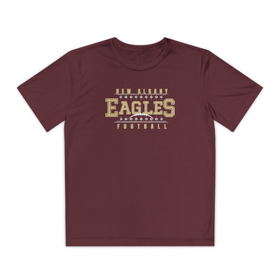 Youth New Albany Football Defend the Field Graphic Sport-Tek Competitor Performance Tee