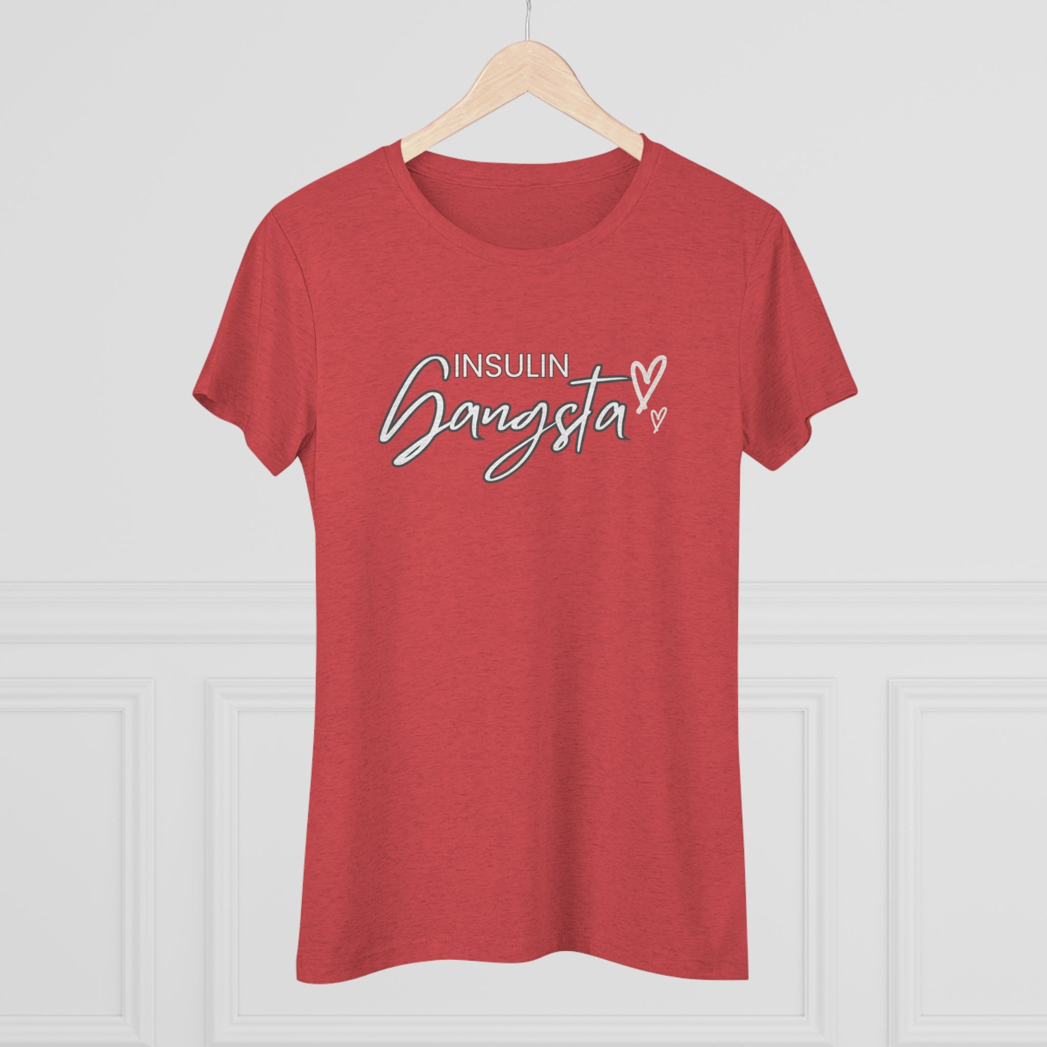 Women's Super Soft Insulin Gangsta T1D Short Sleeve Graphic Tee