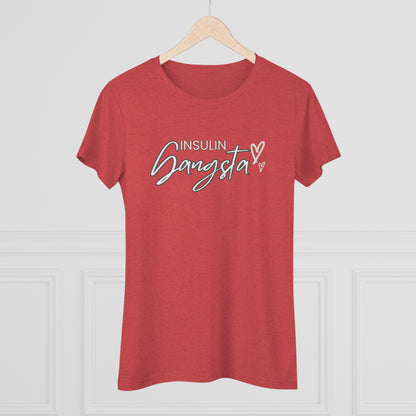 Women's Super Soft Insulin Gangsta T1D Short Sleeve Graphic Tee