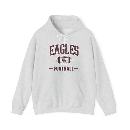 Adult Unisex Eagles Football Vintage Distressed Graphic Hoodie