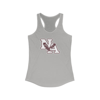 Women's Classic Logo with Back Detail Racerback Tank - New Albany Eagles