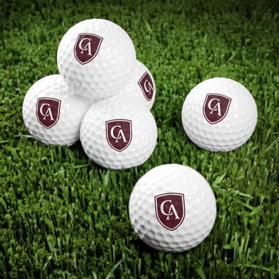 Columbus Academy Logo 6-Pack Golf Balls