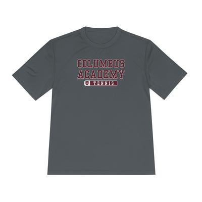 Adult Unisex Columbus Academy Tennis Graphic Sport-Tek Competitor Performance Tee