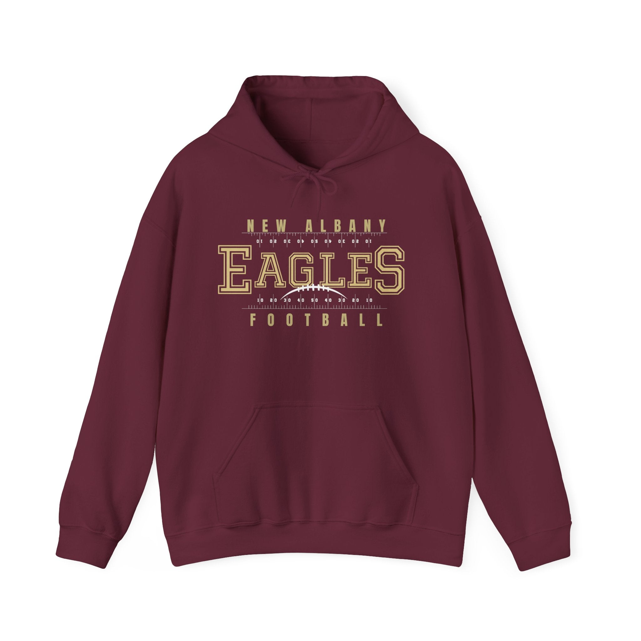 Adult Unisex New Albany Football Defend the Field Graphic Hoodie