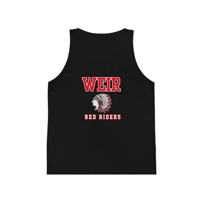 Youth Weir Red Riders Classic Mascot Graphic Bella + Canvas Tank