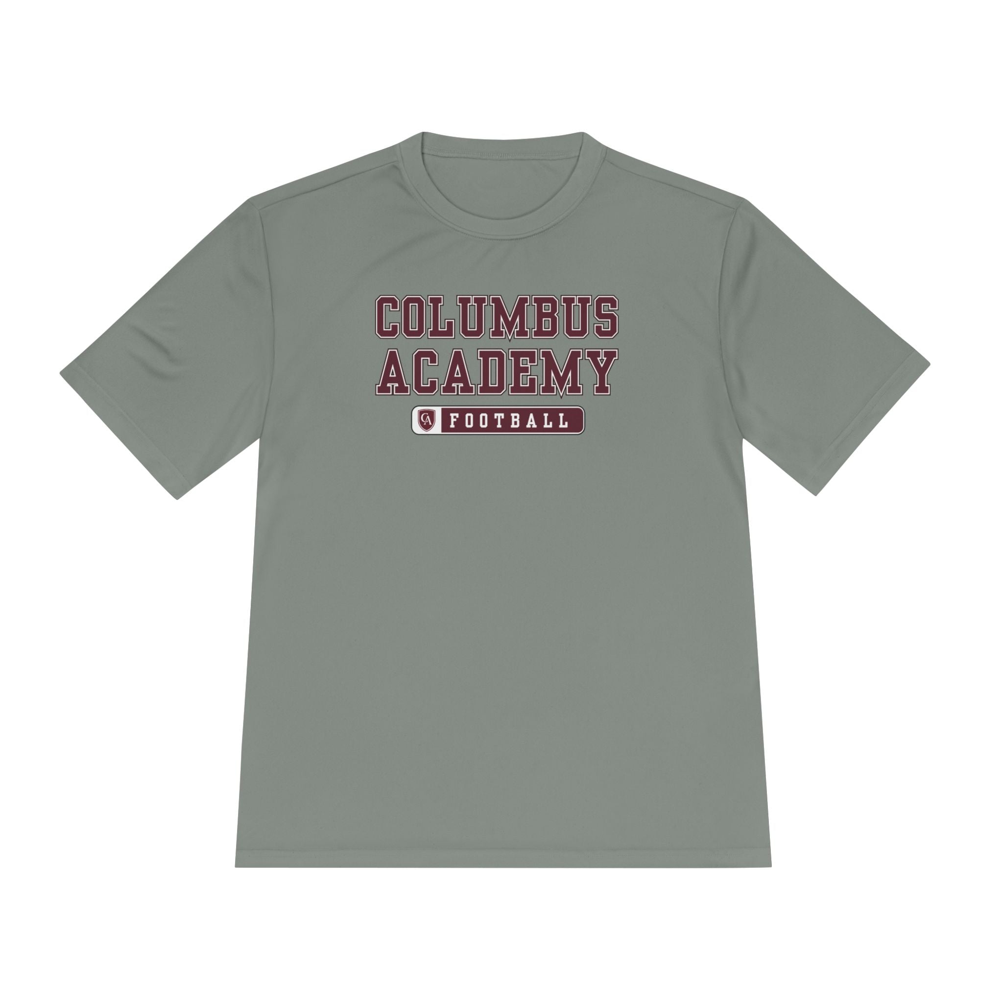Adult Unisex Columbus Academy Football Graphic Sport-Tek Competitor Performance Tee