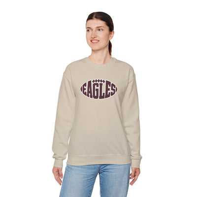 Adult Unisex New Albany Football Eagle Ball Graphic Sweatshirt
