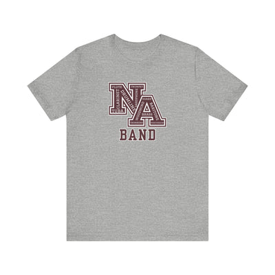 Adult Unisex New Albany Band Word Logo Graphic Short Sleeve Soft Tee