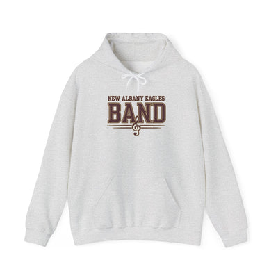Adult Unisex New Albany Eagles Band Musical Note Graphic Hoodie