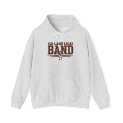Adult Unisex New Albany Eagles Band Musical Note Graphic Hoodie