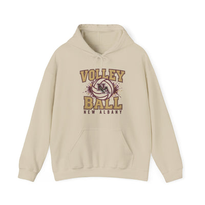 Adult Unisex New Albany Eagles Power Volleyball Graphic Hoodie