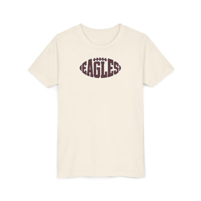 Youth New Albany Football Eagle Ball Graphic Short Sleeve Bella + Canvas Soft Tee