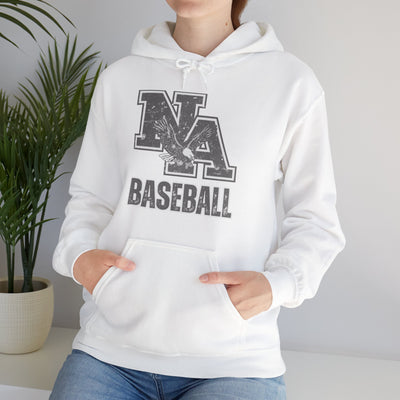 Adult Unisex Vintage Faded Logo Baseball Graphic Hoodie