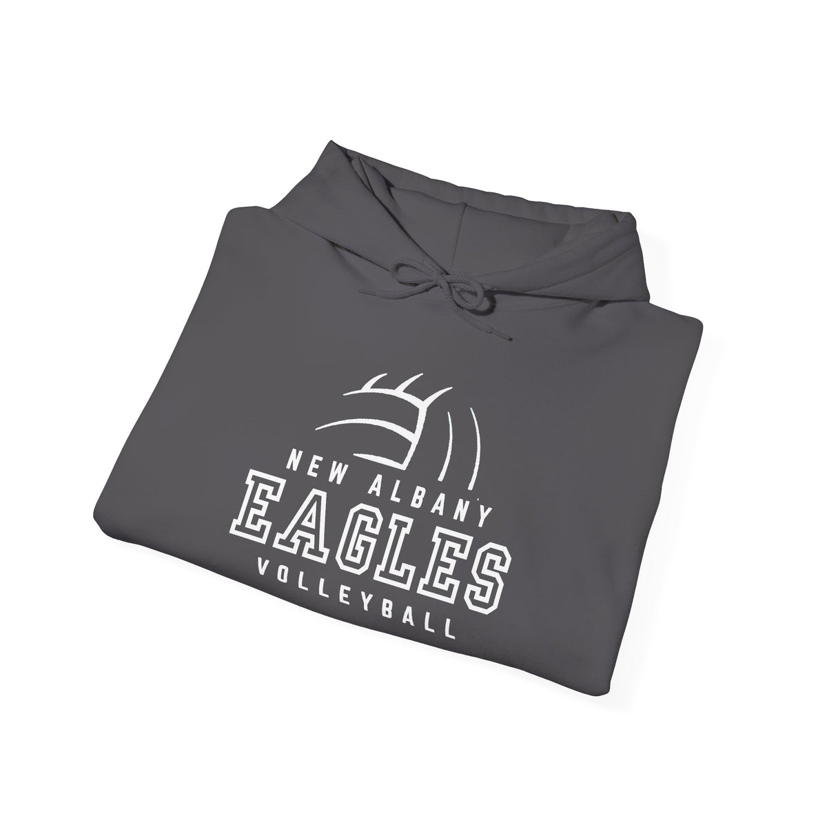 Copy of Adult Unisex New Albany Eagles Victory Volleyball Graphic Hoodie