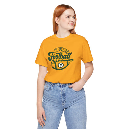 Adult Unisex Bruin Script Football Graphic Short Sleeve Soft Tee