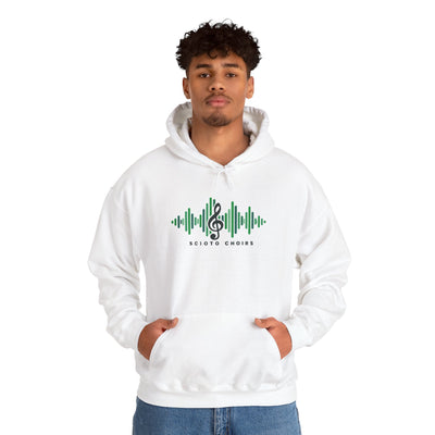 Adult Unisex Dublin Scioto Choirs Sound Wave Graphic Hoodie