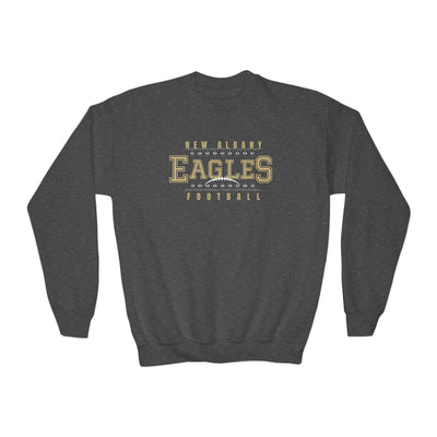 Youth New Albany Football Defend the Field Graphic Gildan Heavy Blend Sweatshirt