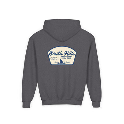 Youth South Hills Swim Club Home of the Sharks Graphic Hoodie