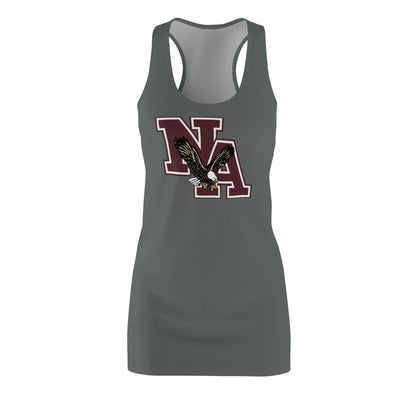 Women's Classic Logo Swim Coverup Racerback Dress - New Albany Eagles