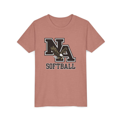 Youth Classic Black Logo Graphic Short Sleeve Soft Tee