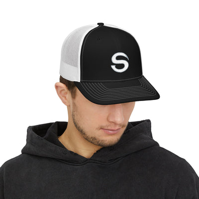 Adult Unisex S Logo Embroidered Richardson 112 Snapback Trucker Hat