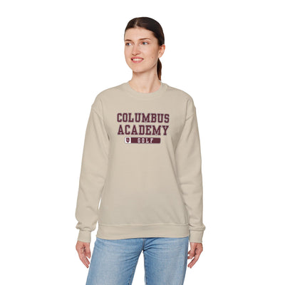 Adult Unisex Columbus Academy Golf Graphic Sweatshirt