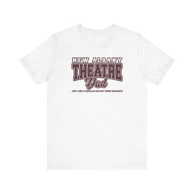 Adult Unisex New Albany Theatre Dramatic Dad Short Sleeve Soft Tee