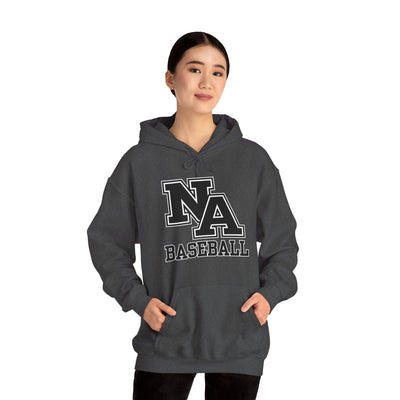 Adult Unisex Classic Black Logo Baseball Graphic Hoodie
