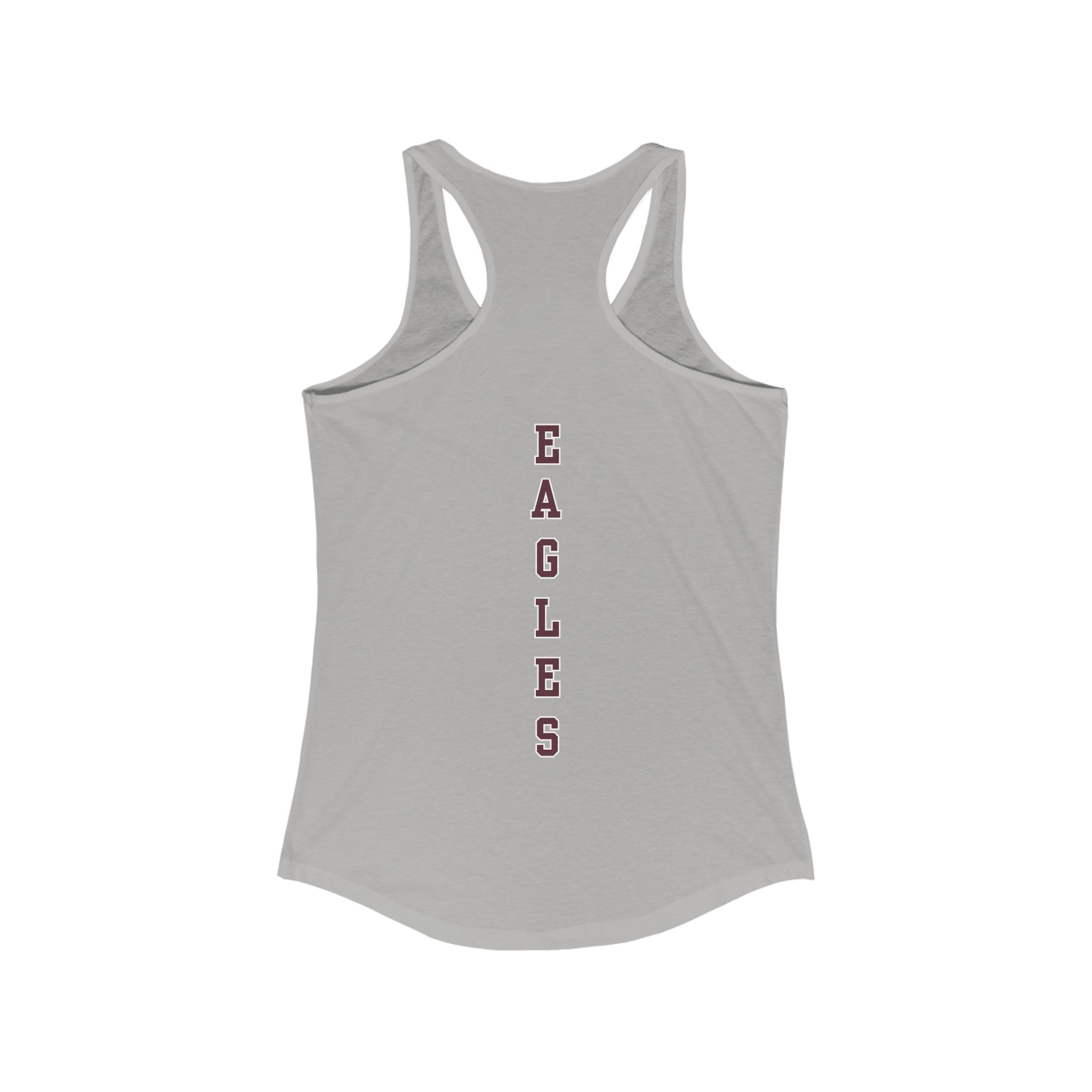 Women's Classic Logo with Back Detail Racerback Tank - New Albany Eagles