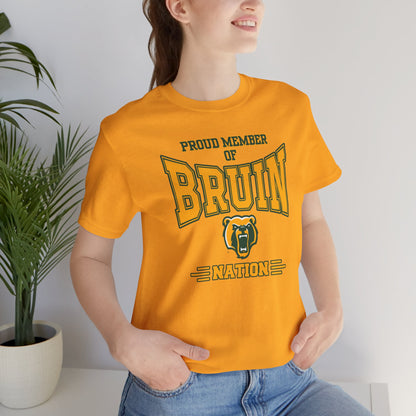Adult Unisex Bruin Nation Graphic Short Sleeve Soft Tee